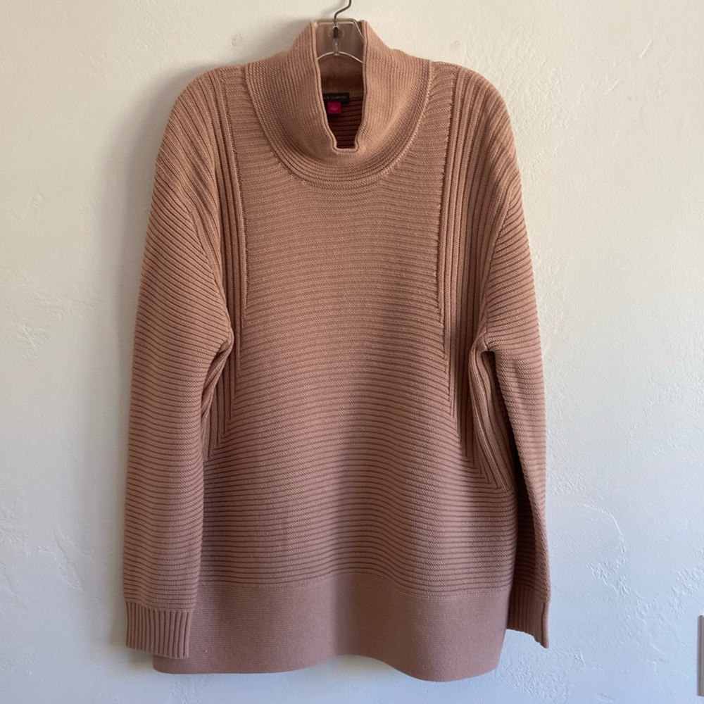 Vince Camuto Mock Cowl Sweater Rose Color